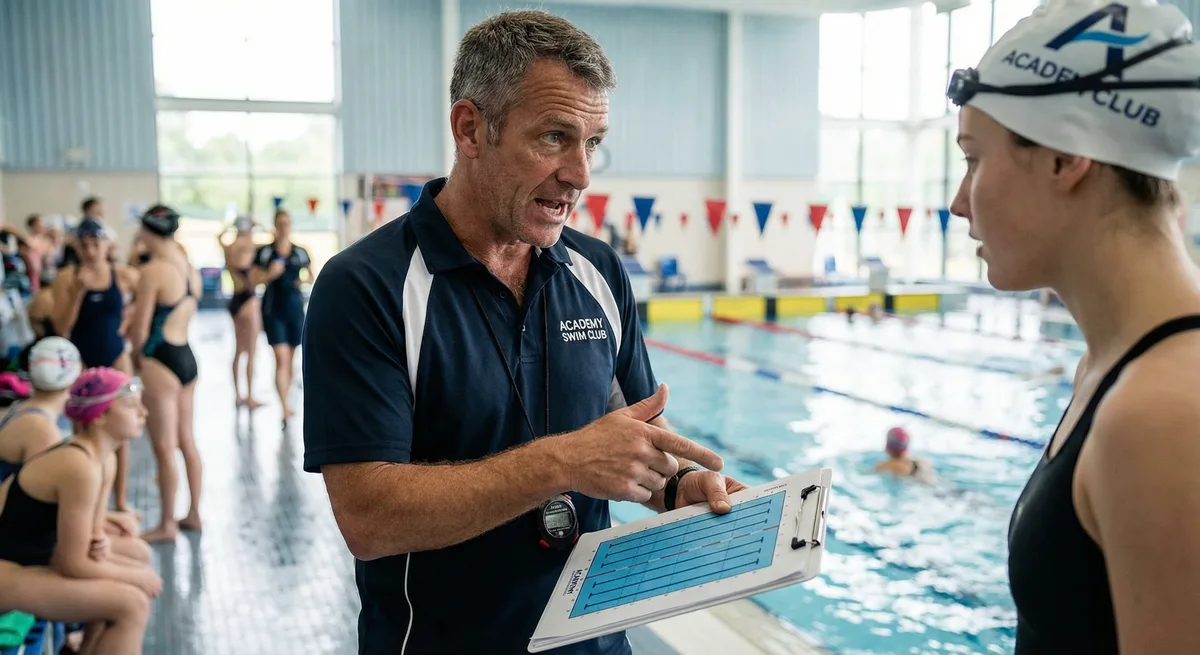 صورة توضيحية للاستراتيجيات التكتيكية في السباحة